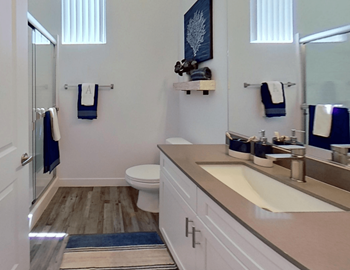 Double sink vanity*